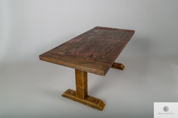 Wooden table of solid wood to dining room DREDD find us on https://www.facebook.com/RaWoodpl/