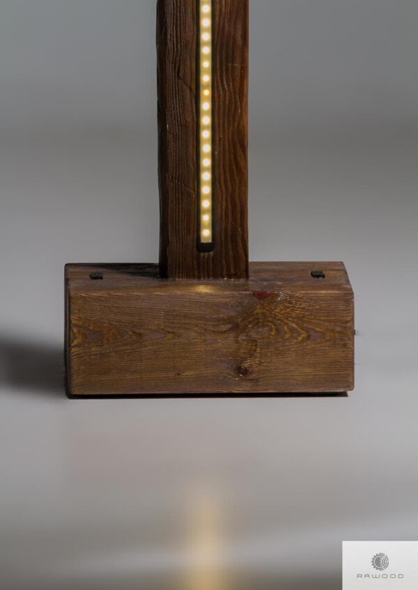 Wooden LED lamp to living room find us on https://www.facebook.com/RaWoodpl/