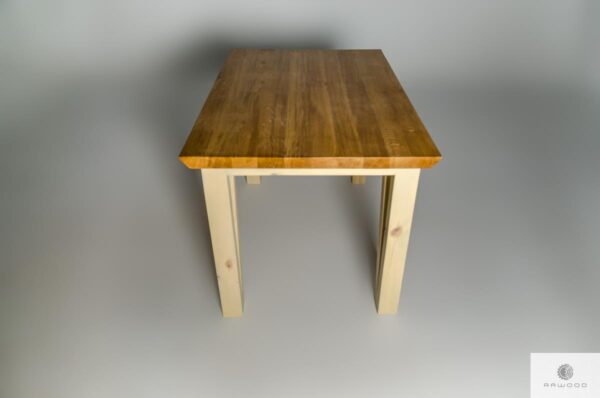 Wooden table of solid wood to dining room living room JEZZ find us on https://www.facebook.com/RaWoodpl/
