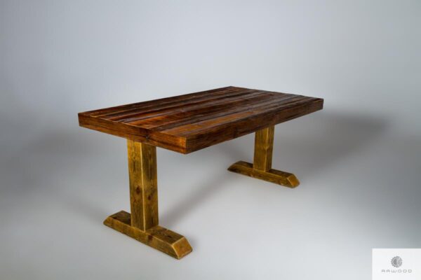 Solid table of old solid wood to dining room DREDD find us on https://www.facebook.com/RaWoodpl/