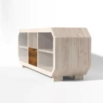 Pine wood TV cabinet for living room OMNIS