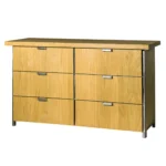 Oak chest of drawers HUGON