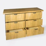 Oak chest of drawers HUGON