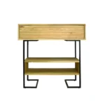 Nowoczesna konsola stolik pomocnik dębowy OLIMPIA