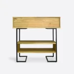 Nowoczesna konsola stolik pomocnik dębowy OLIMPIA