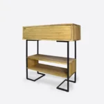 Nowoczesna konsola stolik pomocnik dębowy OLIMPIA