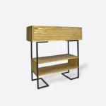 Nowoczesna konsola stolik pomocnik dębowy OLIMPIA