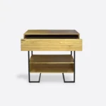 Nowoczesna konsola stolik pomocnik dębowy OLIMPIA