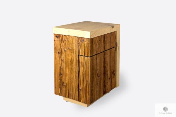 Wooden bedside table for size to bedroom IKSJA