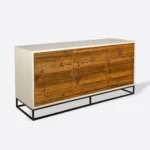 TV cabinet chest of drawers made of solid wood and boards ADEO