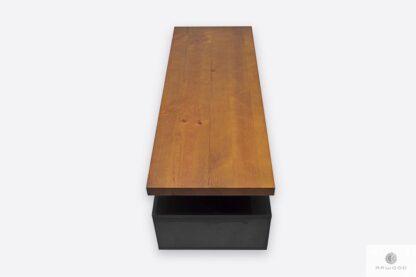 Wooden TV cabinet of solid wood to living room NESCA II