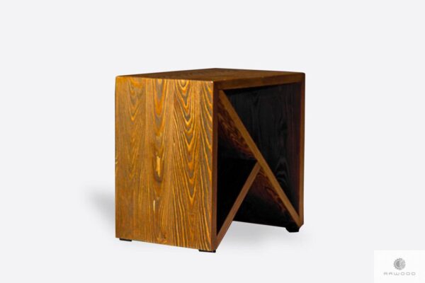 Wooden side table console table for size to living room