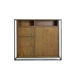 Industrial loft chest of drawers - old wood