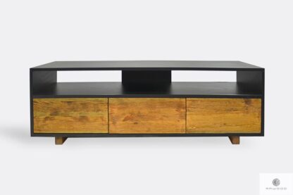 Industrial wooden TV cabinet with drawers to living room NESCA I