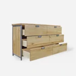 Komoda dębowa z uchwytami HUGON