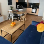 Oak industrial bench - realization