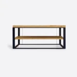 Industrialna ława dębowa do salonu IBSEN