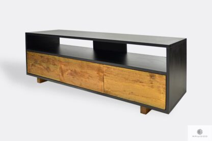 Modern loft TV cabinet of soldi wood for size NESCA I