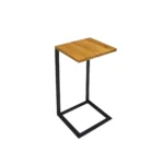 Loft helper table made of solid wood and metal IBSEN