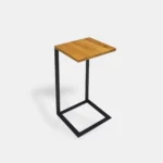 Loft helper table made of solid wood and metal IBSEN