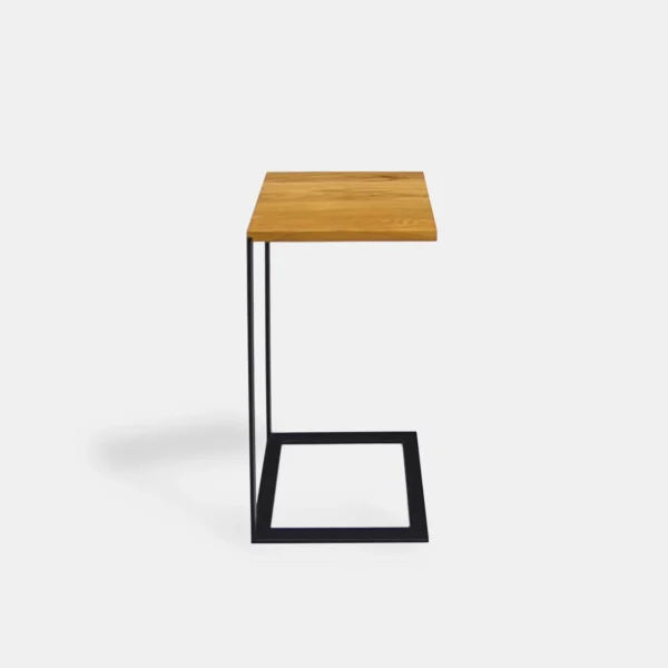Loft helper table made of solid wood and metal IBSEN