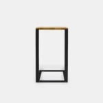 Loft helper table made of solid wood and metal IBSEN