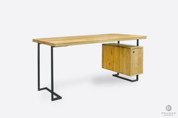 Modern desk of solid wood for order to office OLIMPIA