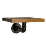 Półka ścienna industrialna DENAR - kolor antyk