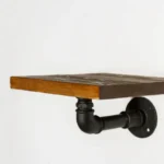 Półka ścienna industrialna DENAR - kolor antyk