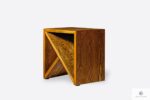 Side table of solid wood to living room bedroom