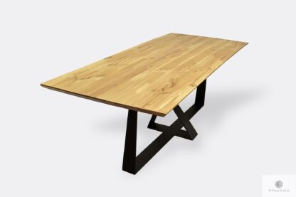 Industrial oak table for order to dining room BORNEO