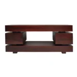 TV cabinet under industrial style TV with drawers