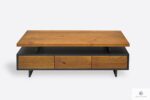 Industrial TV cabinet with drawers for size to living room NESCA II