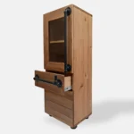 Display cabinet post with metal handle DENAR