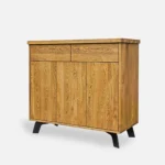 Industrialna komoda dębowa z szufladami VITA olej dąb antyczny (4)