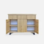 Oak chest of drawers without glass insert VITA