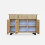 Oak chest of drawers without glass insert VITA