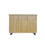Oak chest of drawers without glass insert VITA