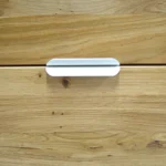 Modern wooden desk on metal legs DENIS