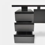 Office oak desk with drawers open space to office BOSS