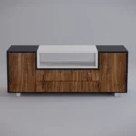 TV cabinet under solid wood BERGEN