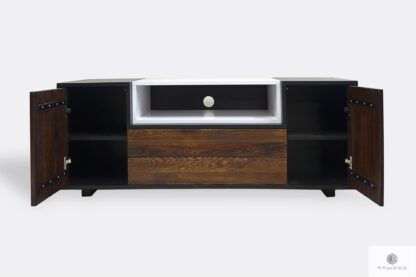 Wooden modern TV cabinet to living room BERGEN
