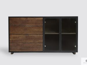 Wooden dresser with drawers to living room office CARLA
