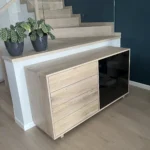 BERGEN whitewashed chest of drawers - realization