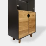 Drewniany słupek z półkami witryna GRAND