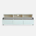 Nowoczesna szafka RTV płyta biała (4)