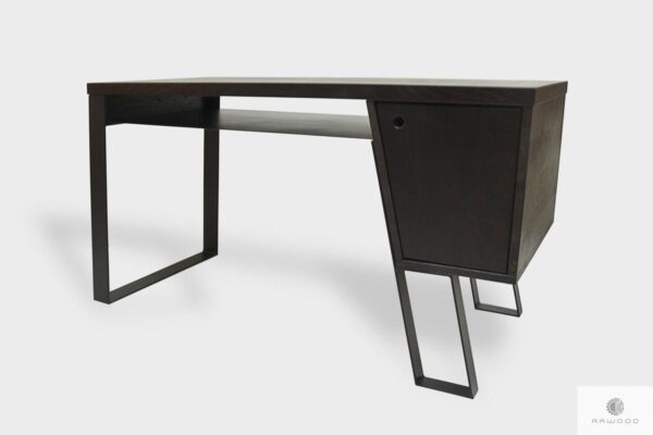 Oak black desk for size to office BORA