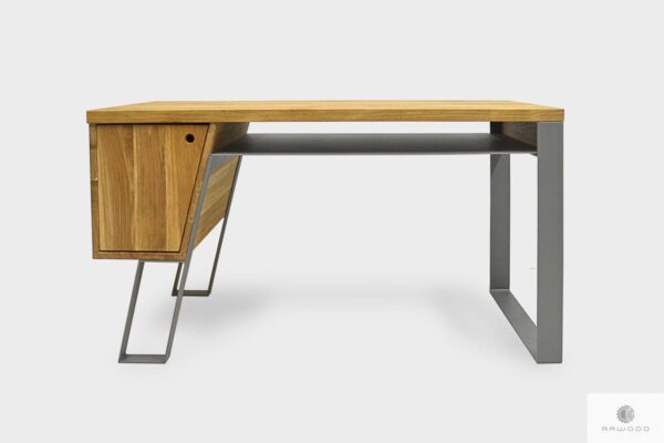 Oak desk with container to office BORA