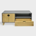 Elegancka szafka pod telewizor z drewna dębowego GRAND