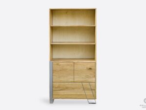 Wooden bookcase with drawers to living room bedroom BORA